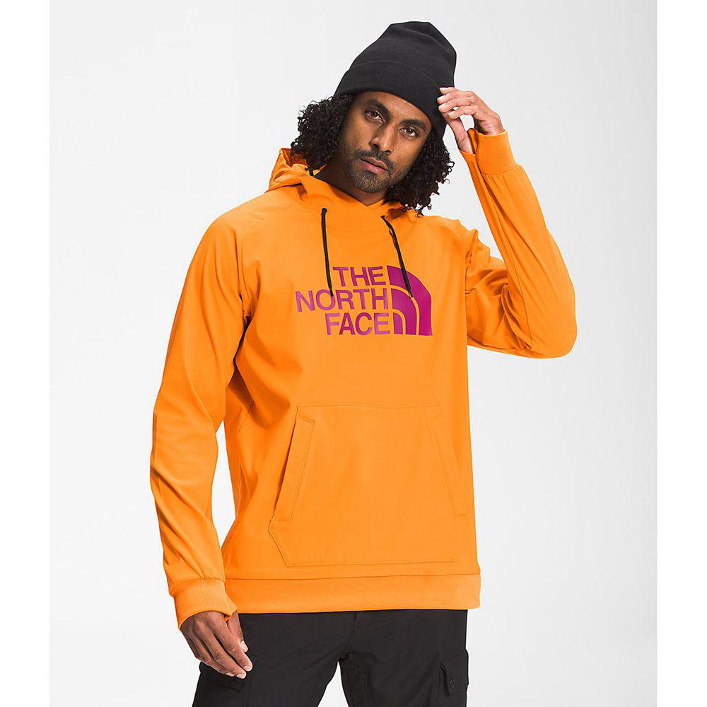 The North Face Tekno Logo Ανδρικα Φούτερ Hoodie - Πορτοκαλι (AUGQ05217)